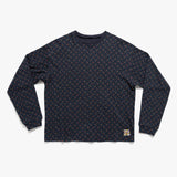 Ribbie Waffle Long Sleeve - Navy
