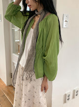 Suzu Linen Long Scarf - 100% Linen