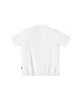 DirtyCoins Rope Embroidery Knit Polo Off White