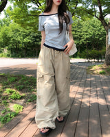 Koani Dyed Parachute Cargo Pants