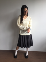 Cinnamon Summer V-neck Knit (6color)