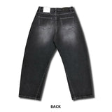 カーブアウトデニムパンツ(2 Colors)