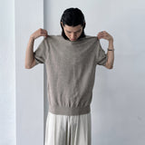 Heather Knit Crewneck Top