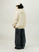 PU Double Knee Carpenter Wide Pants