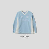 #T1206 Plush patchwork top (4colors)