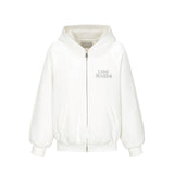 13DE MARZO Angel Devil Bear Zipped Hoodie
