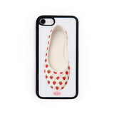 [Glass] strawberry shoes case 