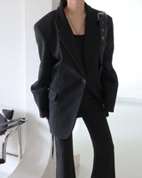 Norma Oversized-Fit Wool Half Coat