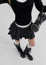 [MADE] Mureal Dot Cancan Skirt Pants