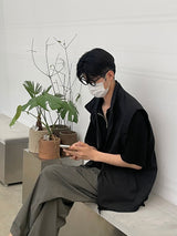 Light two way zip up vest