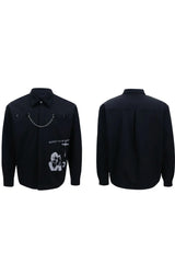 Vintage Graphic Patch Shirt
