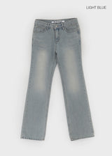 [MADE] Miel Low Slim Bootcut Denim Pants