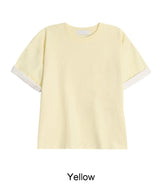 Ed High-Density Roll-Up Color Matching Short Sleeve Tee