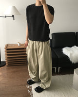 ステッチクロップショートスリーブニット