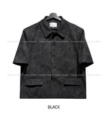 Merid minimal half blazer