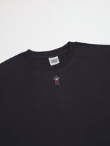 DOODLE SKULL TEE - CHARCOAL