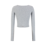 13DE MARZO Sequin Logo Tight Top
