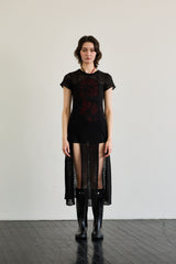 WITTY KNIT ONE-PIECE / BLACK