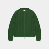 OWN Leaf Long Sleeve Knitwear Zip-Up (3 colors)