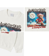 24FW RUNNING SANTA BEAR SWEARSHIRT CREAM