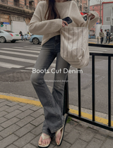 [MADE] Lald Bootcut Denim Pants (Basic, Long)