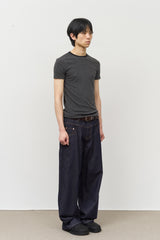 Blade Stitch Wide Denim