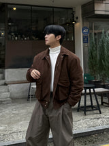 Mute suede cropped jacket