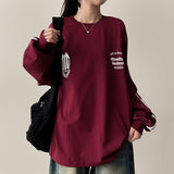 Football Two-Line Loose Fit Sweatshirt