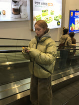アクティックグロッシーパッファーショートパディング (5c)