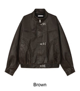 Tonyed Hook Washed Leather Jumper