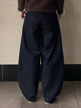 Savage Nonfaded Curved Denim
