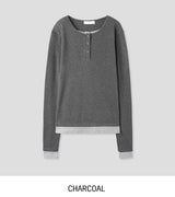 Molly Layered Button Long Sleeve