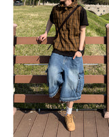 Faded Vintage Bermuda Cargo Denim