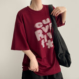 カーブレタリングショートスリーブTシャツ