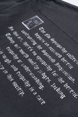 BBD  クラッシュドフェイスピグメントロングtシャツ