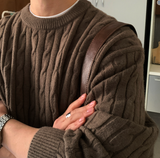  Yogis Heavy Overfit Kissing Round Knit