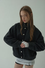 POLAR FLEECE JUMPER_CHARCOAL