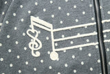 Melody Dot Note Hoodie Zip-up