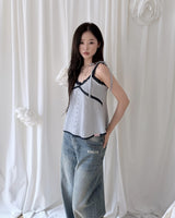 Angel Satin Lace Cami Blouse