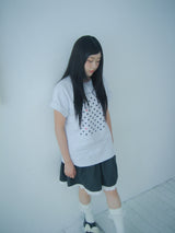 クローバーハグTシャツ / white melange