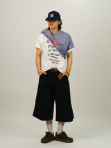 タウン ヴィンテージ レタリング ハーフスリーブ Tシャツ