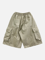 Bear Pigment Cargo Bermuda Pants 3C