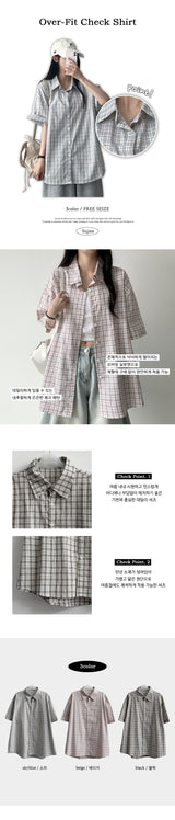 Tika 半袖チェックシャツ Southern
