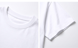 オーバーフィットクルーネックユニバーシティカーモ半袖Tシャツ ホワイトブルー