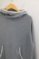 highneck loose waffle hood