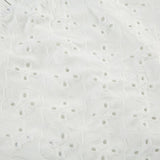 a punching eyelet bustier blouse