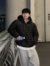 Tech multi-pocket hooded lightweight padding