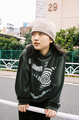 Twister Knit Beanie - Beige