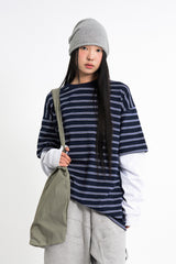 デイズストライプレイヤードTシャツ