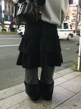 ハグコーデュロイフリルスカート (2c)